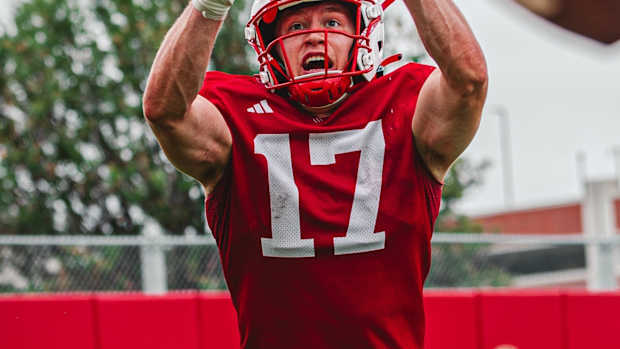 Ty Hahn wide receiver 2023-08-02 fall camp day 3